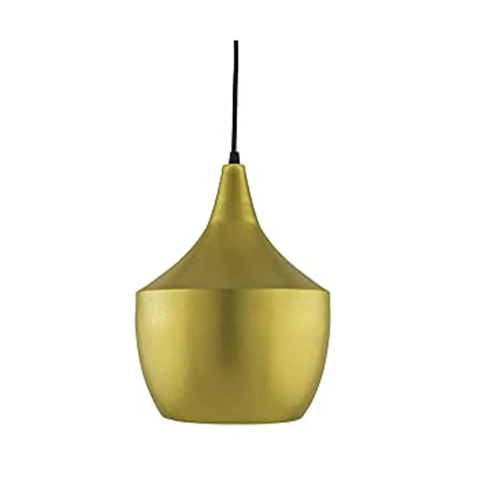 Shiny Gold Finish Classic Pendant Light (Bulb not included)
