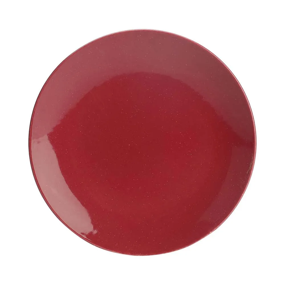 Shiny Magenta Ceramic Side Plates Set Of 4
