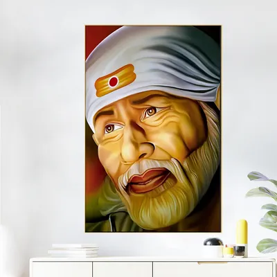 Shirdi Sai Baba Painting / Framed Wallart