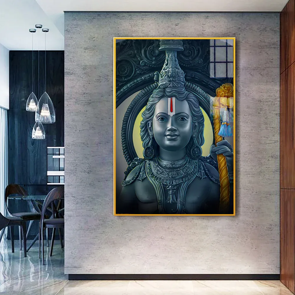 Shri Ram's Eternal Essence Acrylic Wall Painting Regular
