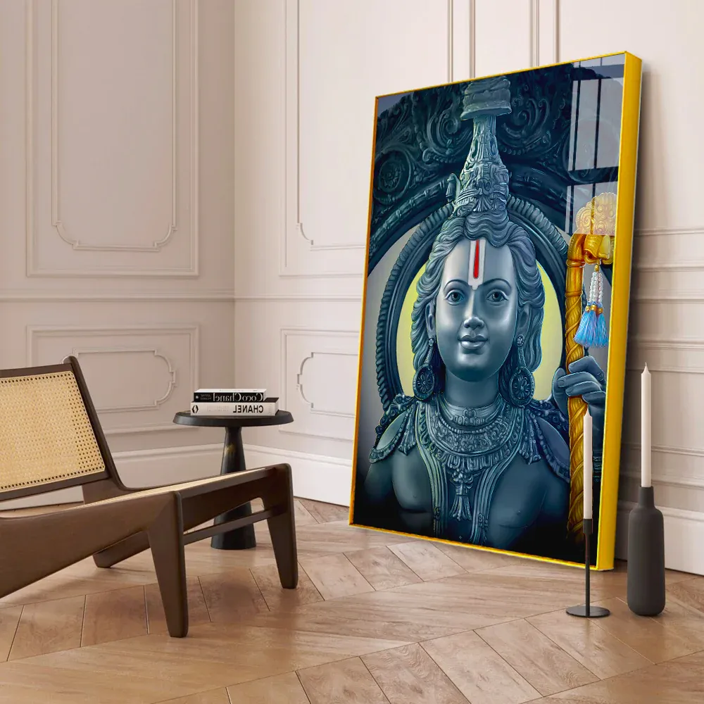 Shri Ram's Eternal Essence Acrylic Wall Painting Regular