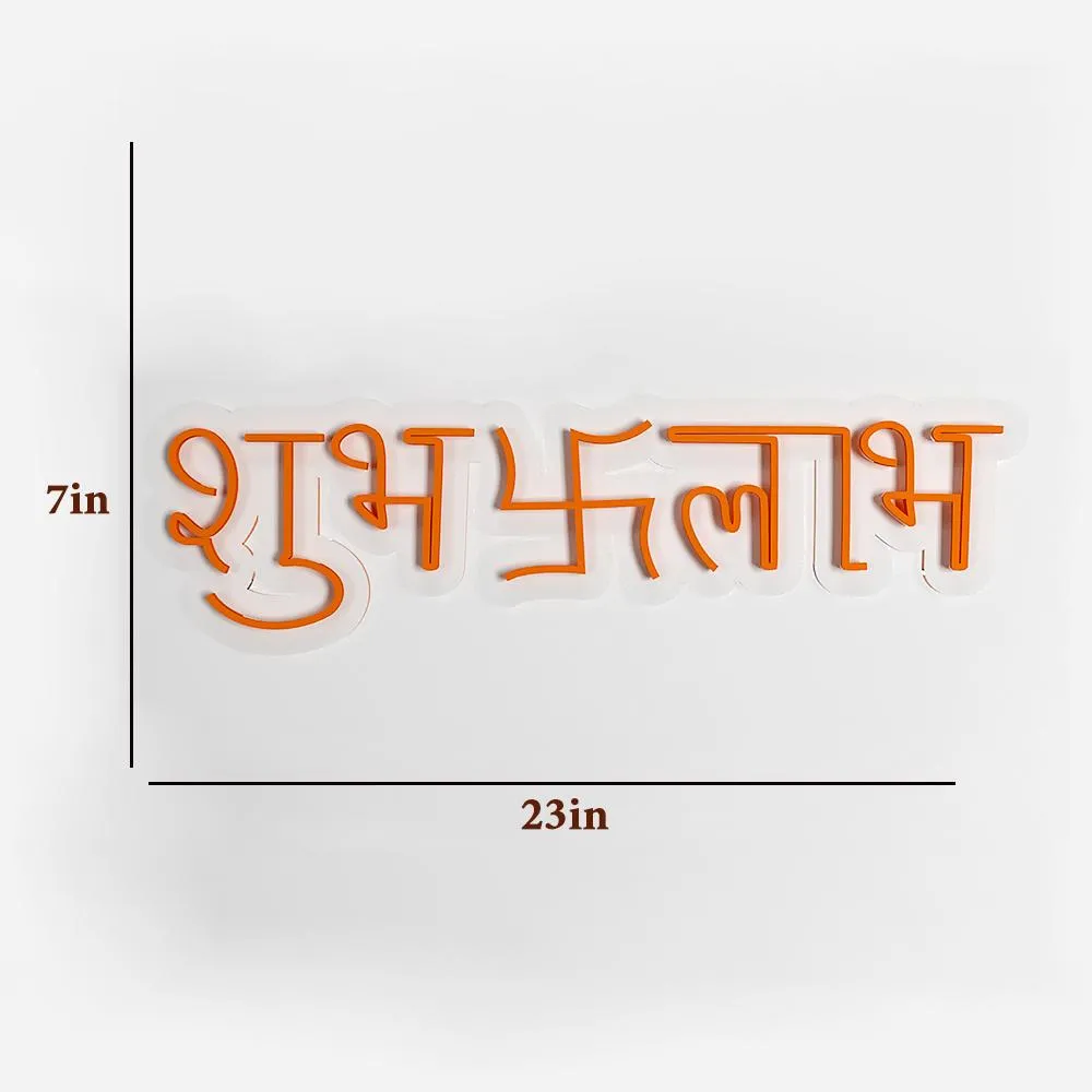 Shubh Labh Neon LED Light