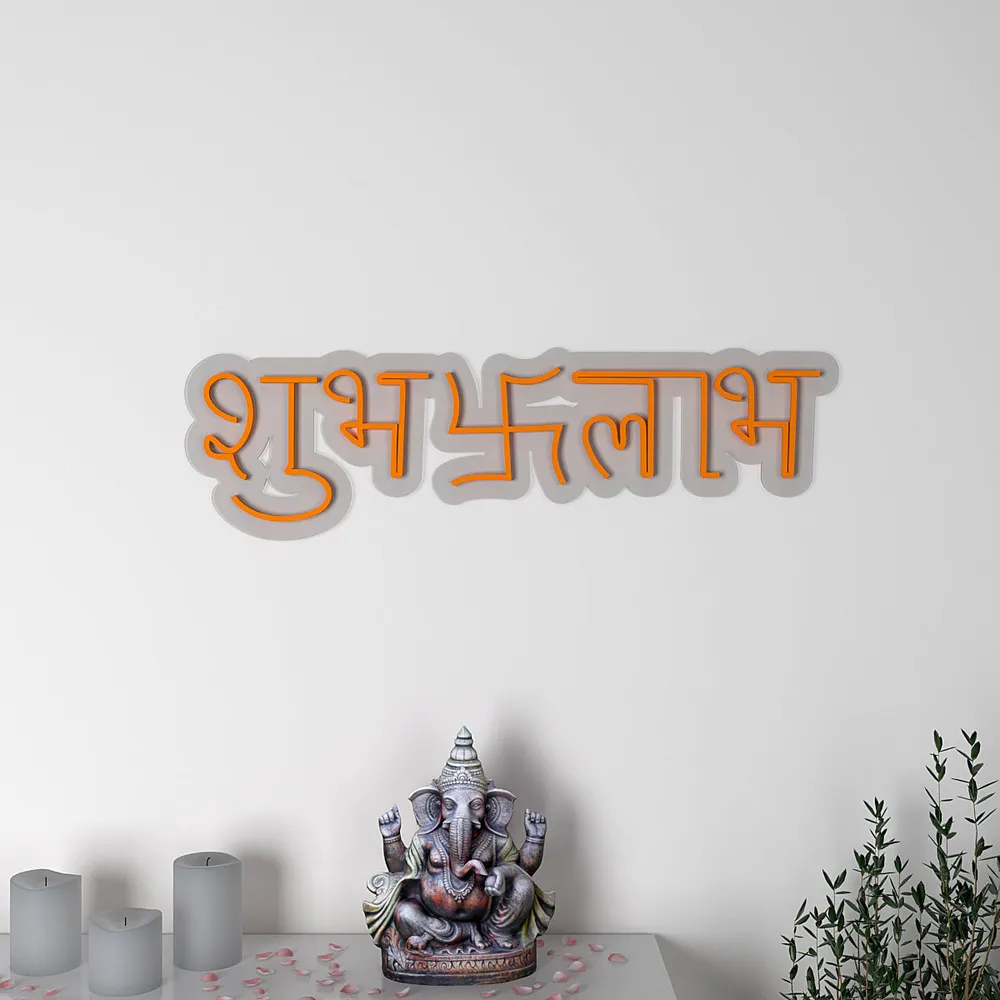 Shubh Labh Neon LED Light