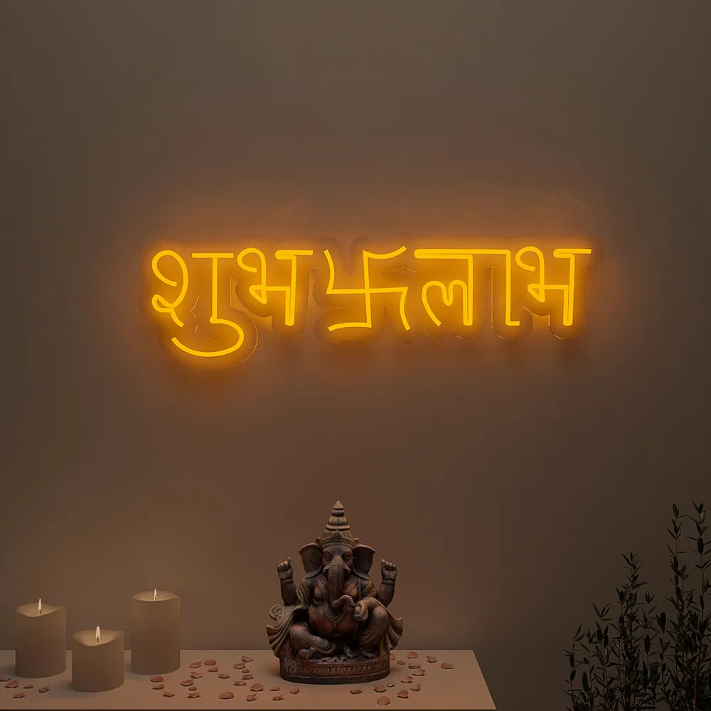 Shubh Labh Neon LED Light