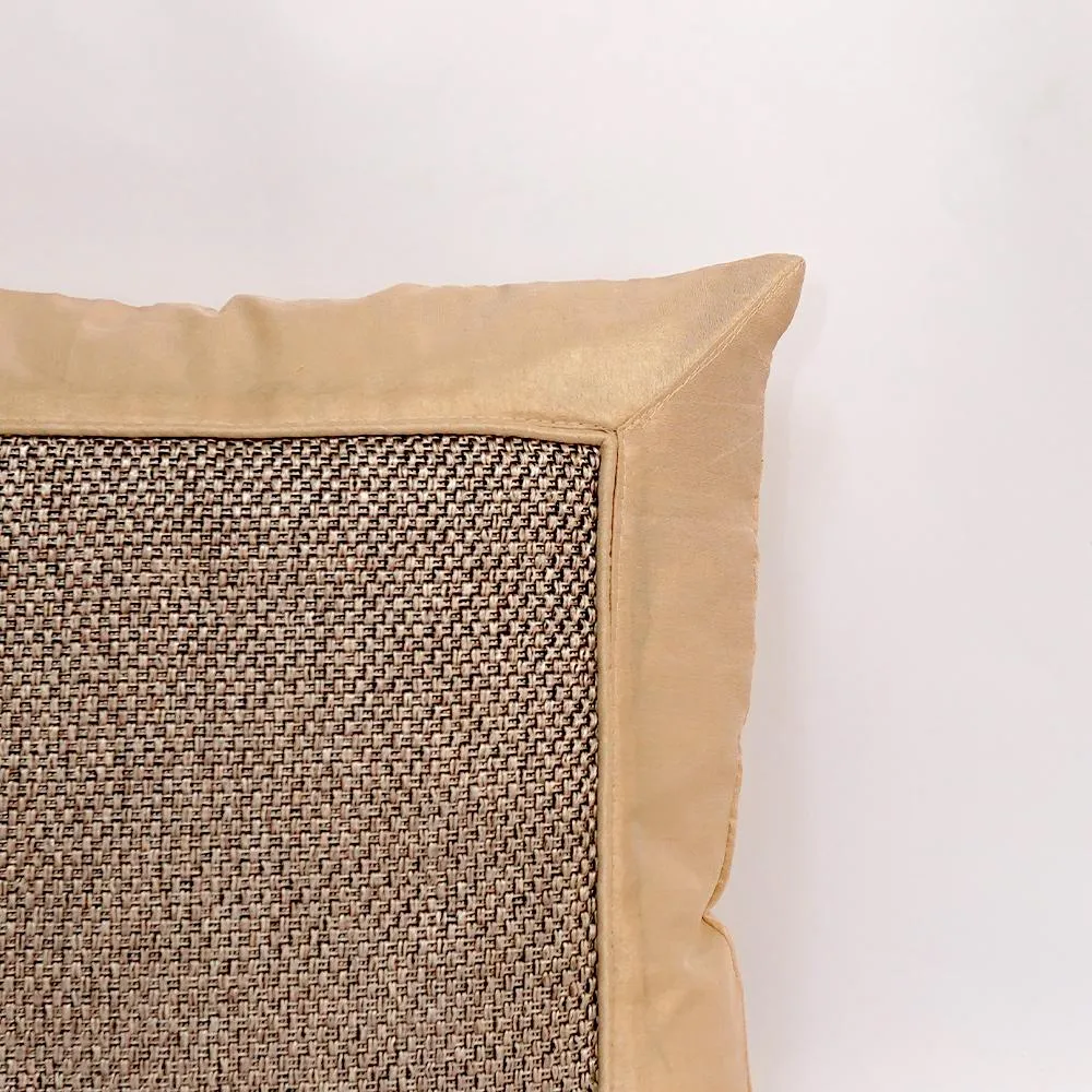 Silk Thread Gold Cushion Cover Set of 5