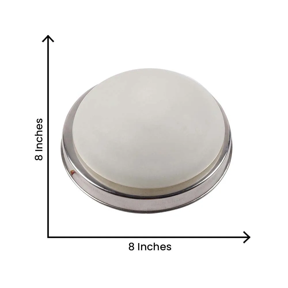 Silver Ring Round Flush Mount Light