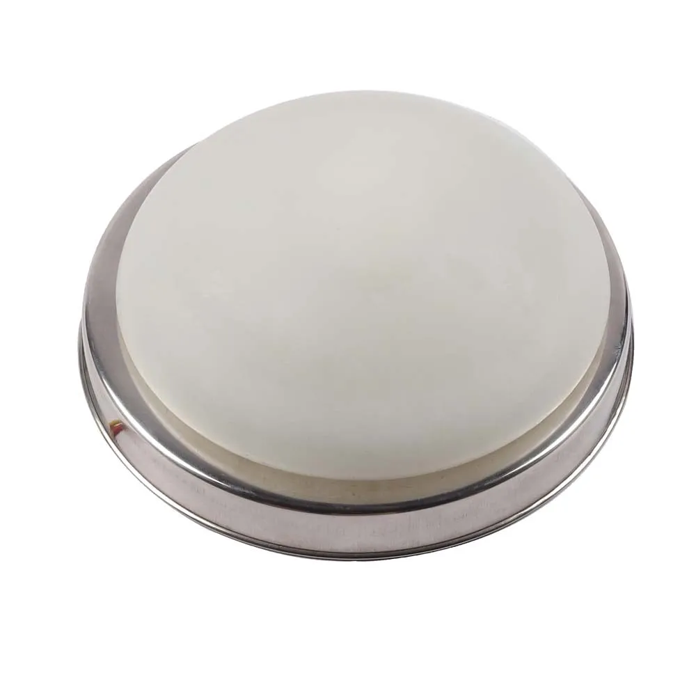 Silver Ring Round Flush Mount Light