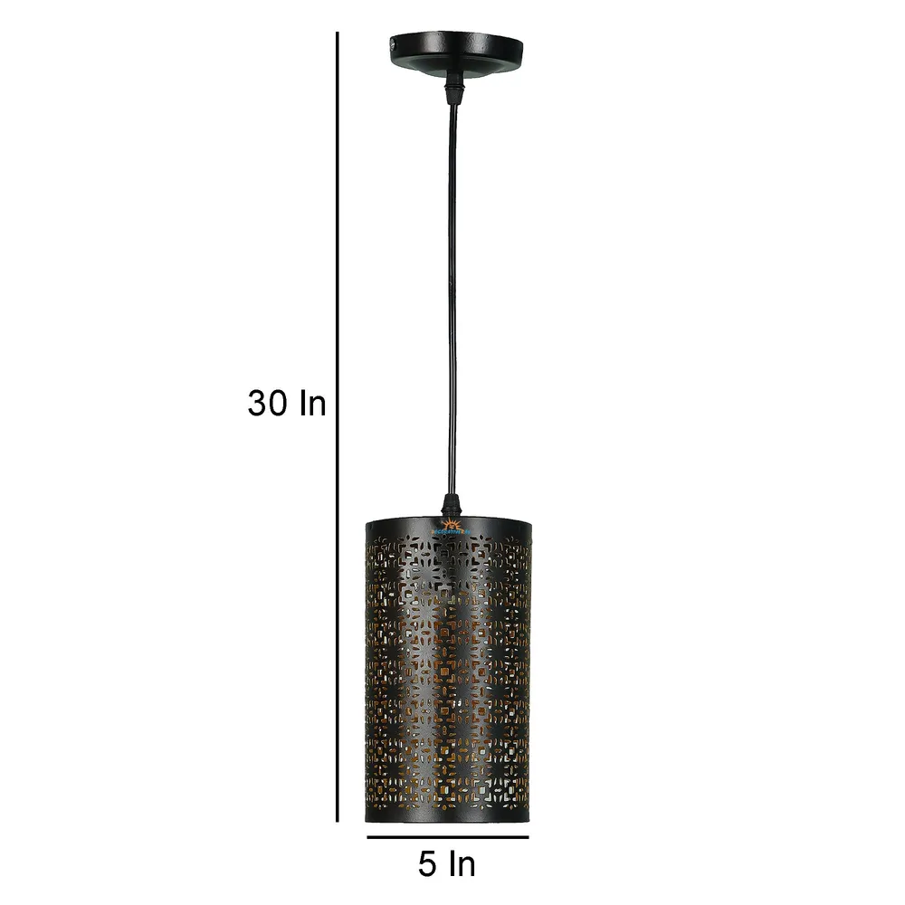 Single Black Designer Hanging Light of Premium Quality