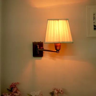 Single Movable Arm Bedside Reading Lamp