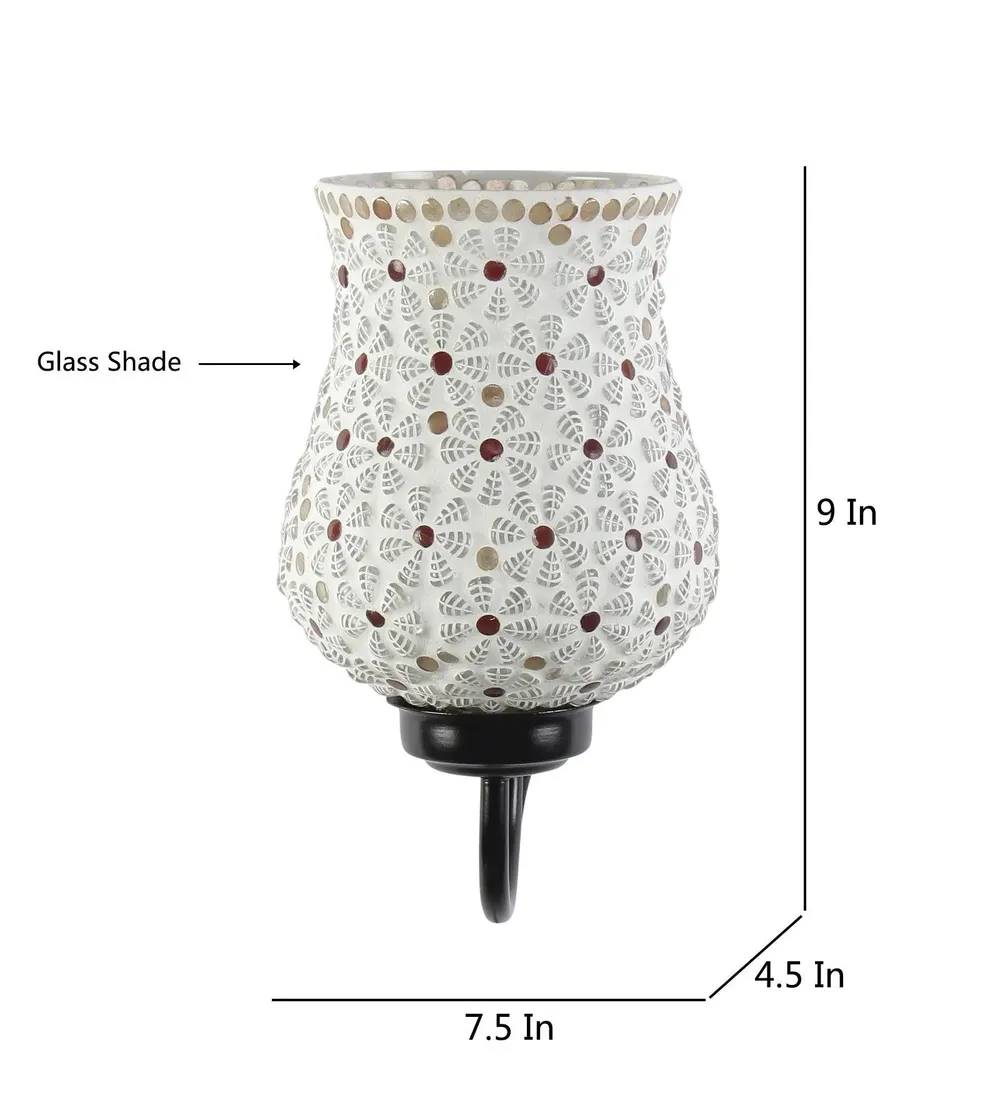 Single Multicolor Mosaic Wall Lamp single Piece