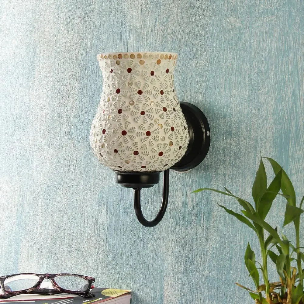 Single Multicolor Mosaic Wall Lamp single Piece