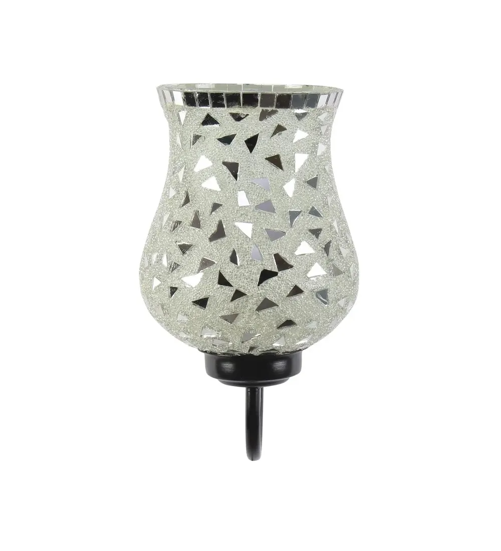 Single Multicolor Pattern Mosaic Wall Lamp Single Piece