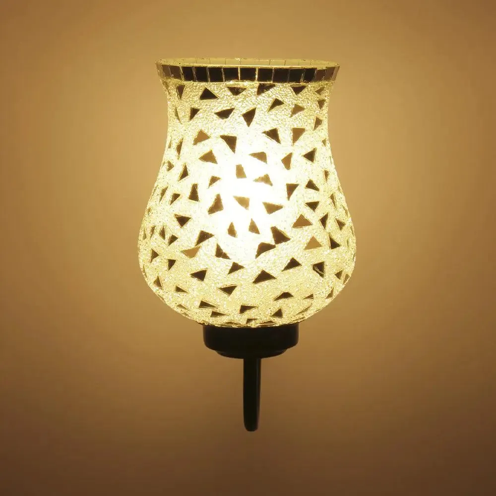 Single Multicolor Pattern Mosaic Wall Lamp Single Piece