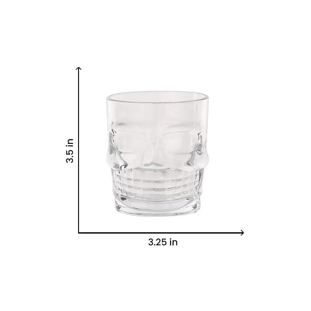 Skull Shape Crafted Whiskey Glasses Set Of 6
