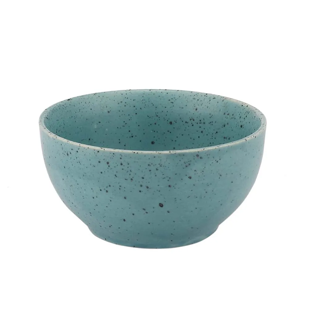 Sky Blue Minimal Ceramic Bowls Set Of 6