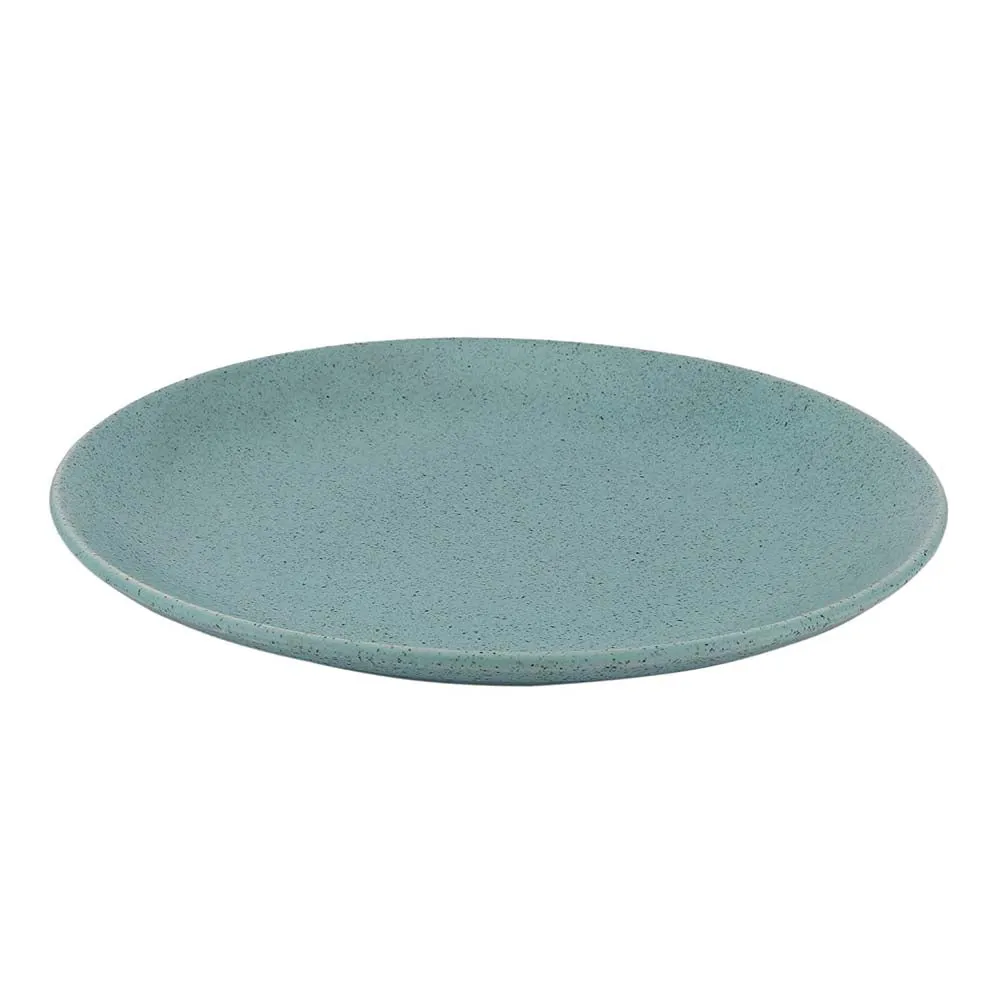 Sky Blue Minimal Ceramic Dinner Plates Set Of 2
