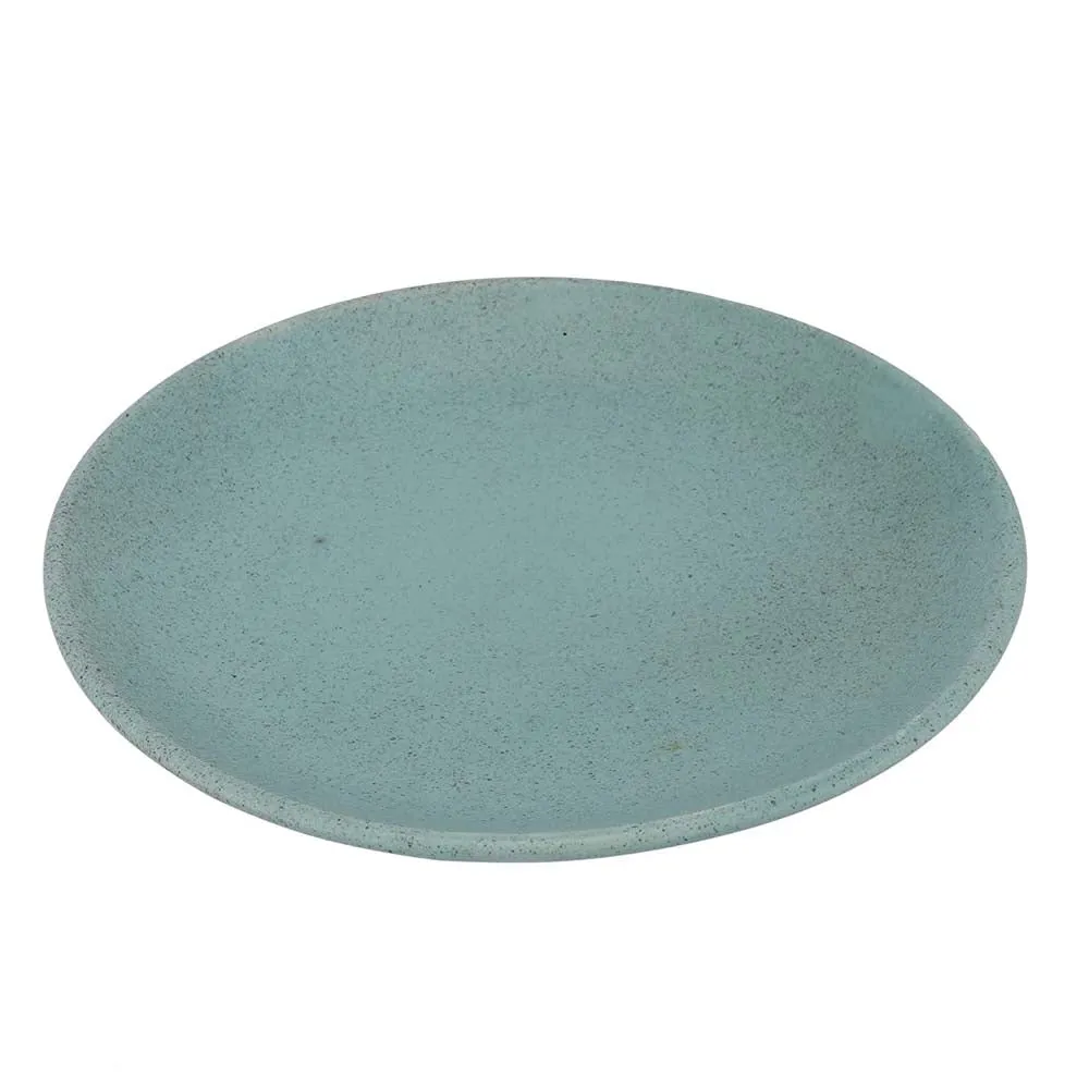 Sky Blue Minimal Ceramic Dinner Plates Set Of 4