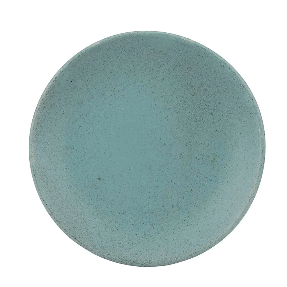 Sky Blue Minimal Ceramic Dinner Plates Set Of 4