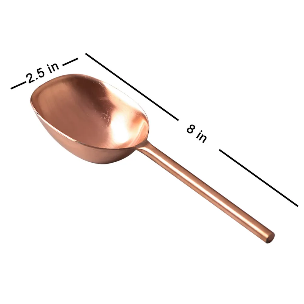 Sleek Copper Stainless Steel Ice Picker