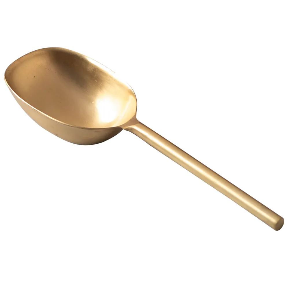 Sleek Gold Stainless Steel Ice Picker