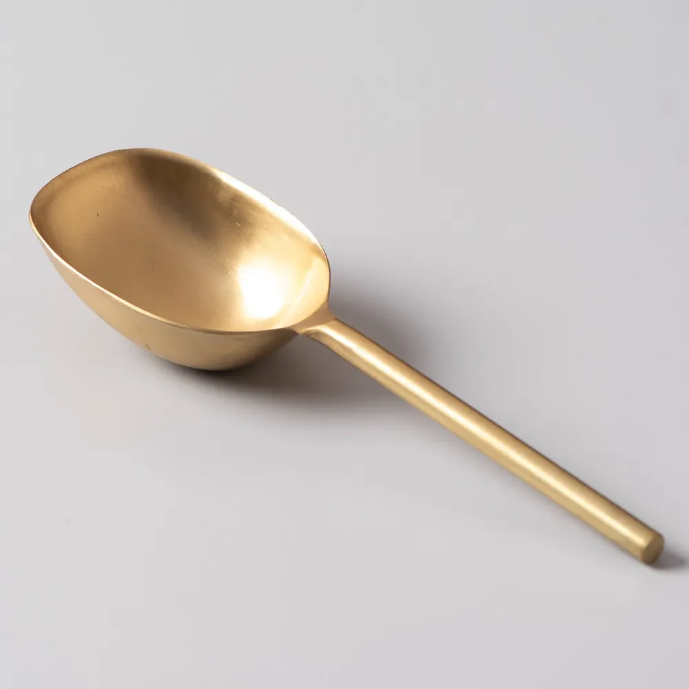 Sleek Gold Stainless Steel Ice Picker