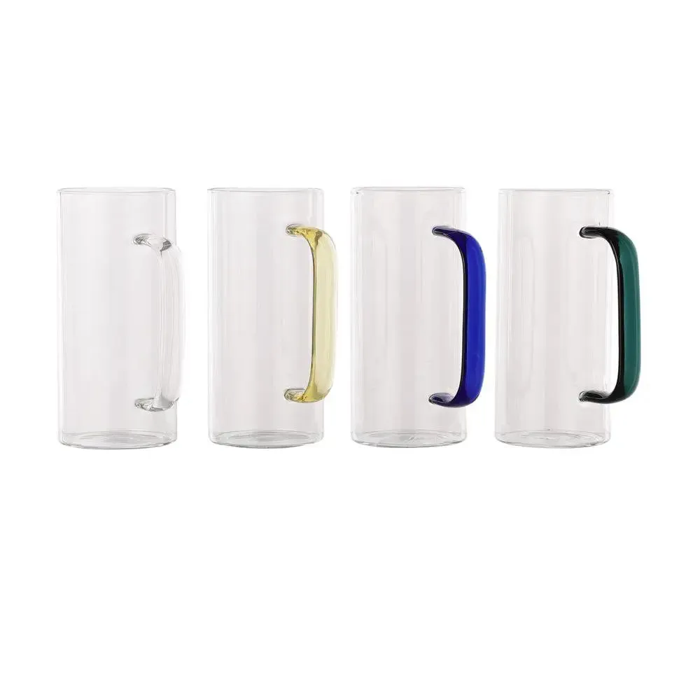 Sleek & Transparent Juice Glasses Set Of 4 (300 ml)