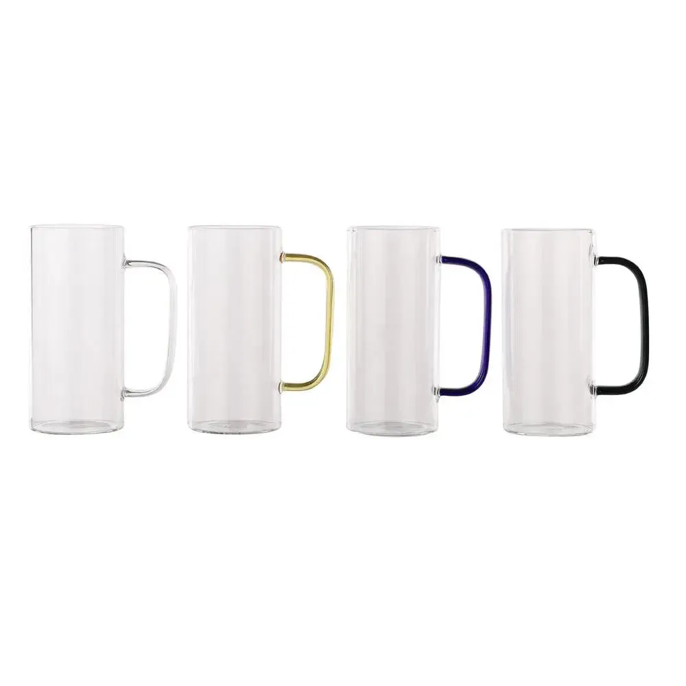 Sleek & Transparent Juice Glasses Set Of 4 (300 ml)