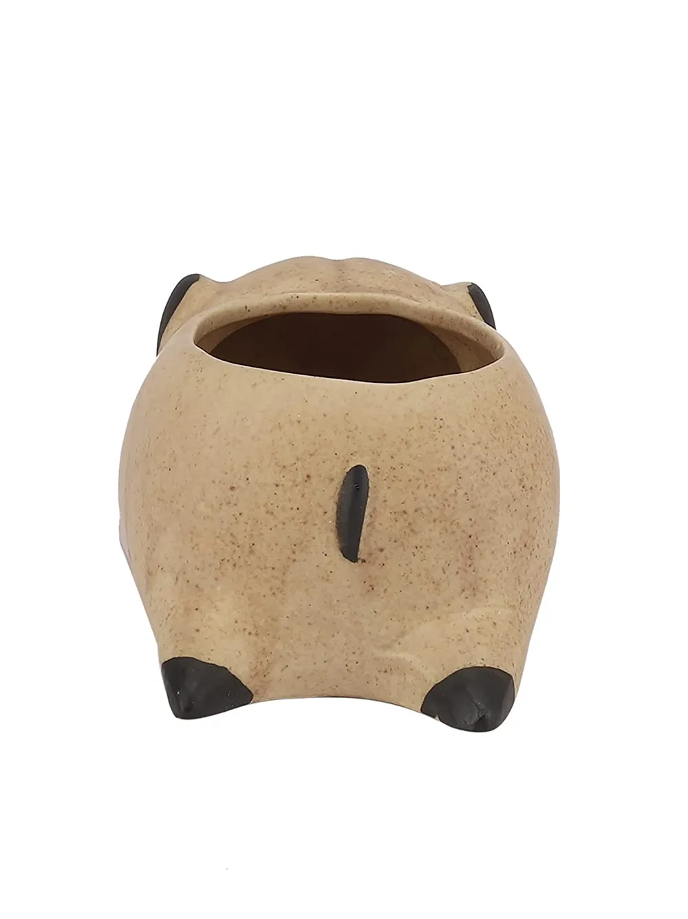 Sleepy Pugs Cute Ceramic Planters Set Of 2