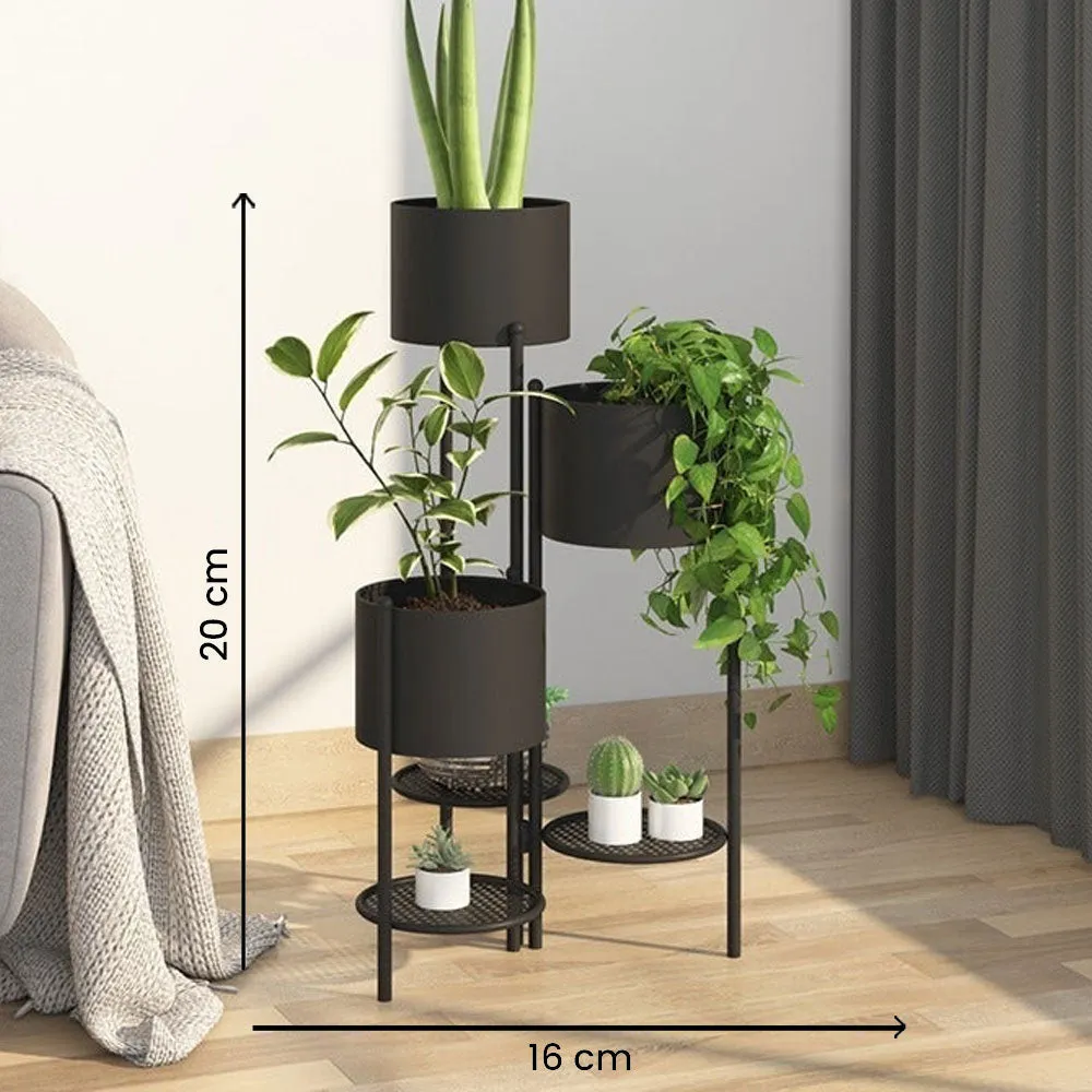 Slender Black pots (Set of 3)