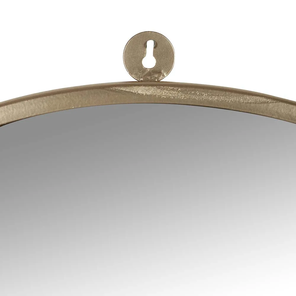 Slender Leaf Strands Decorative Wall Mirror