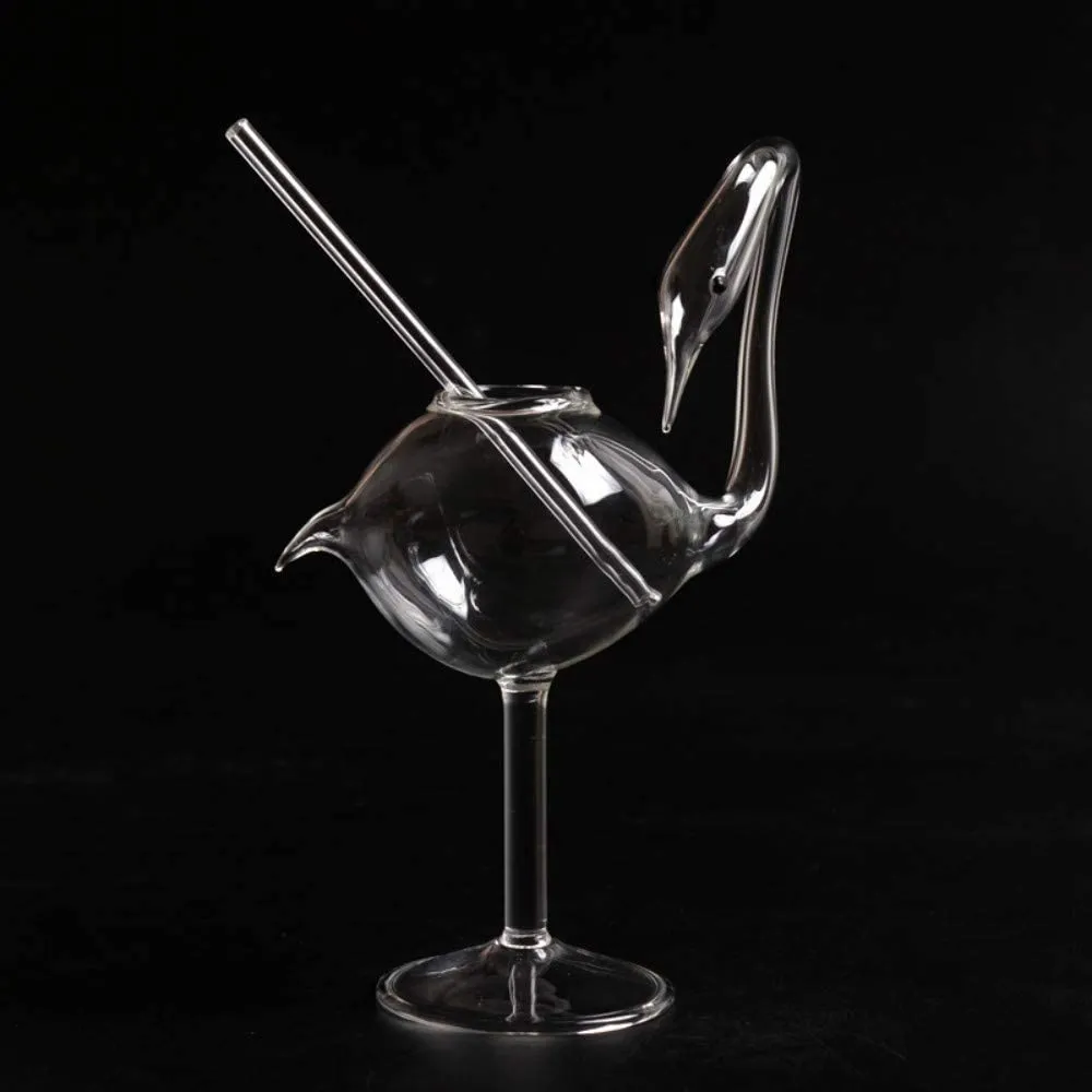 Small Swan Cocktail Glass Single Piece
