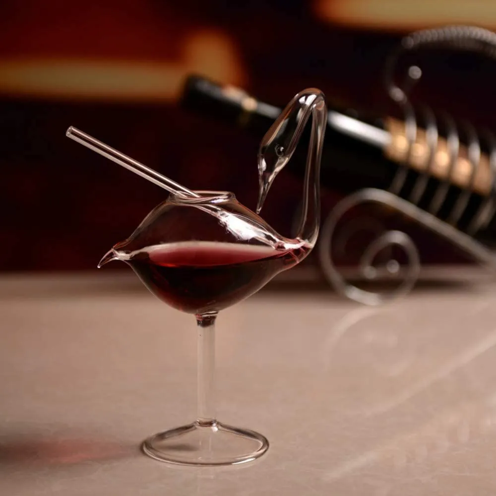 Small Swan Cocktail Glass Single Piece