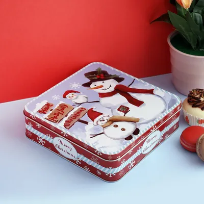 Snowman In Winterland Storage Box