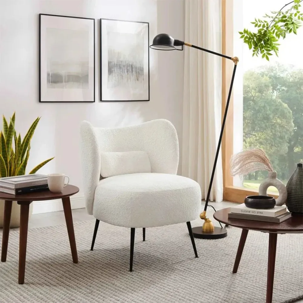 Snowy Comfort Lounge Chair Single