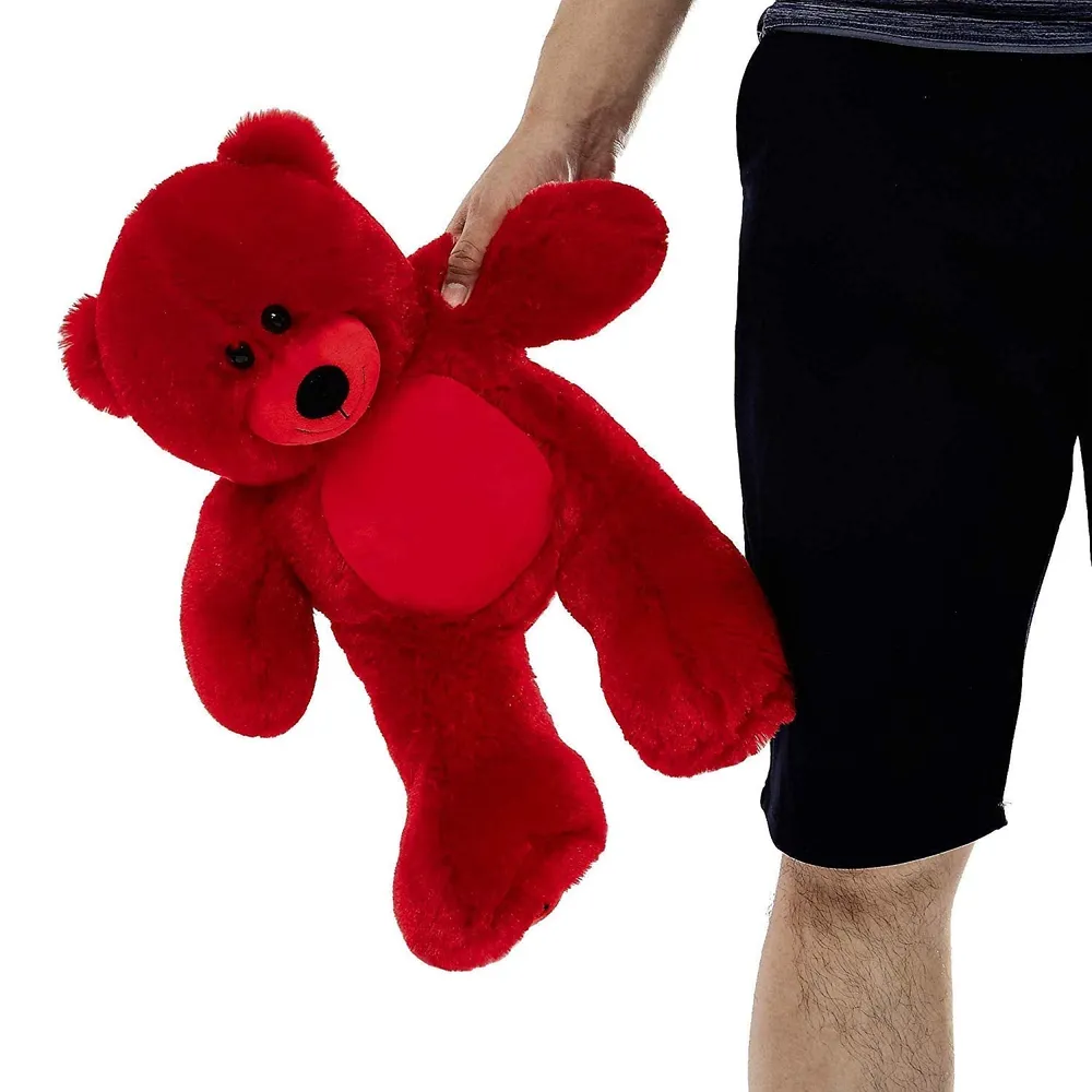 Soft Feel Mushy Baby Teddy Bear Pink