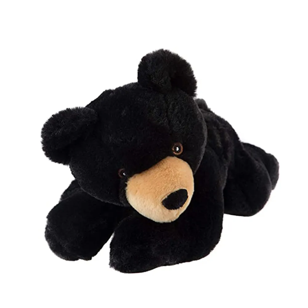 Soft Feel Mushy Black Teddy Bear