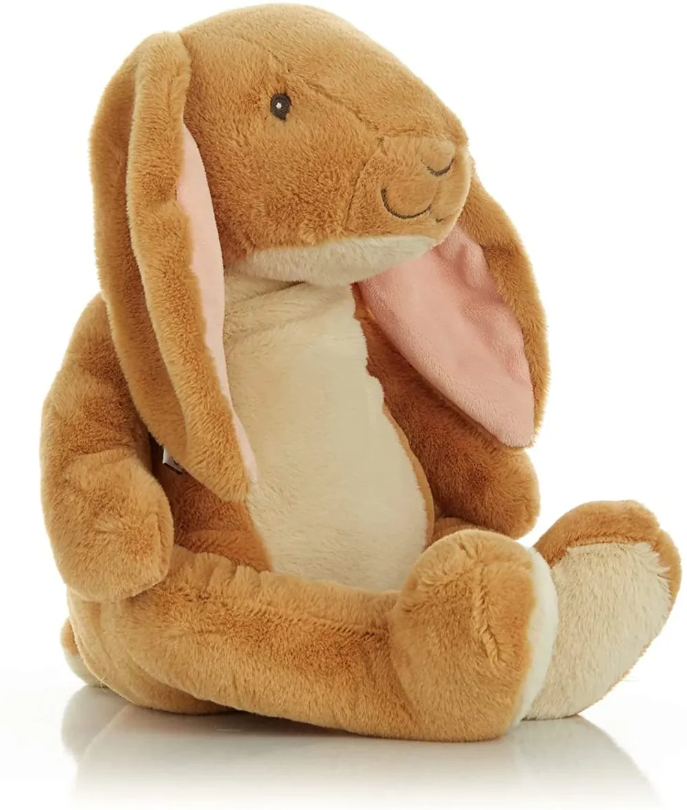 Soft Feel Mushy Brown Bunny Soft Toy