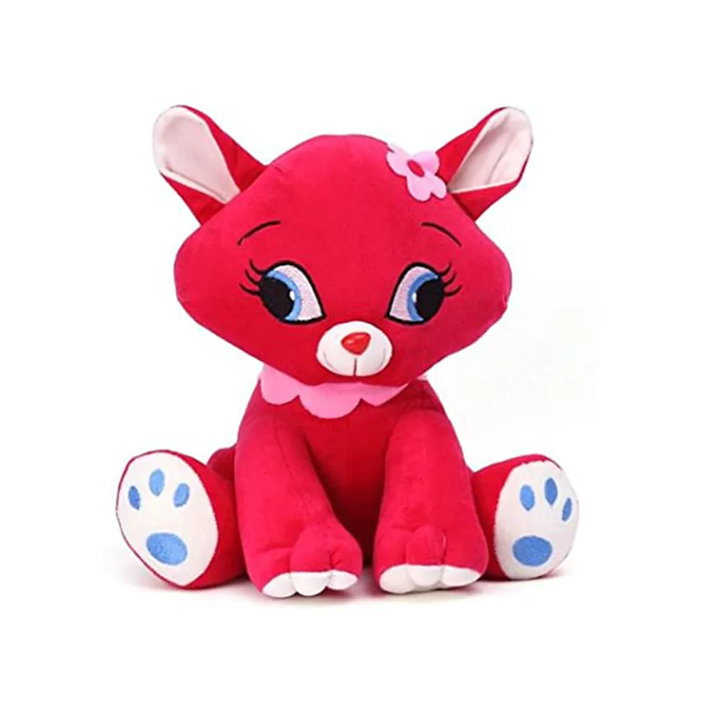 Soft Feel Mushy Kitty Soft Toy White