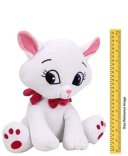 Soft Feel Mushy Kitty Soft Toy White