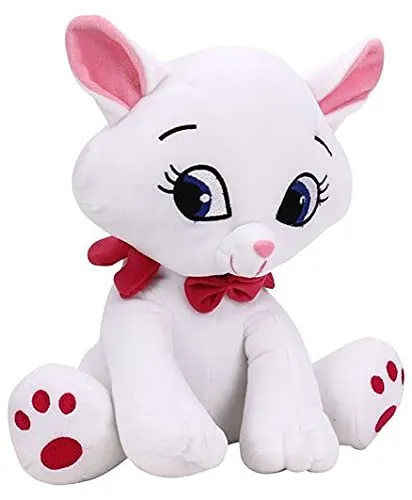 Soft Feel Mushy Kitty Soft Toy White