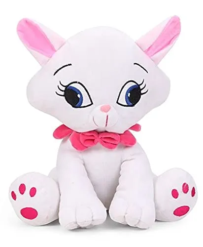 Soft Feel Mushy Kitty Soft Toy White