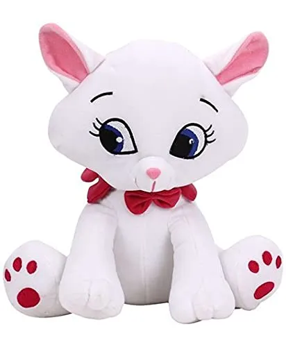 Soft Feel Mushy Kitty Soft Toy White
