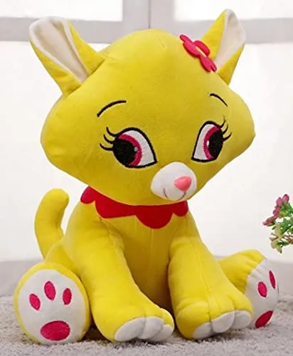 Soft Feel Mushy Kitty Soft Toy White