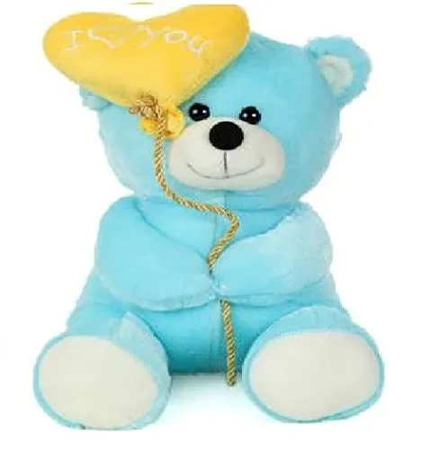 Soft Feel Mushy Little Duckling Soft Toy Sky Blue