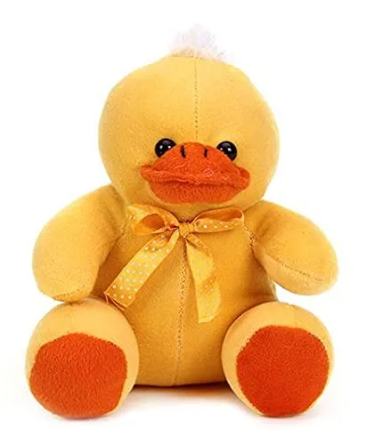 Soft Feel Mushy Little Duckling Soft Toy YELLOW