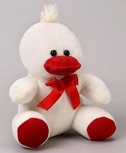 Soft Feel Mushy Little Duckling Soft Toy YELLOW