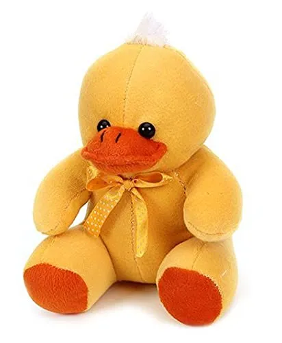 Soft Feel Mushy Little Duckling Soft Toy YELLOW