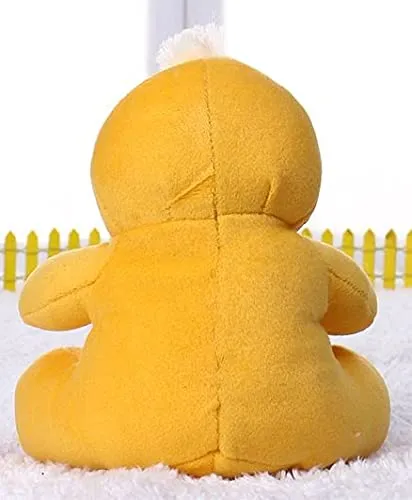 Soft Feel Mushy Little Duckling Soft Toy YELLOW