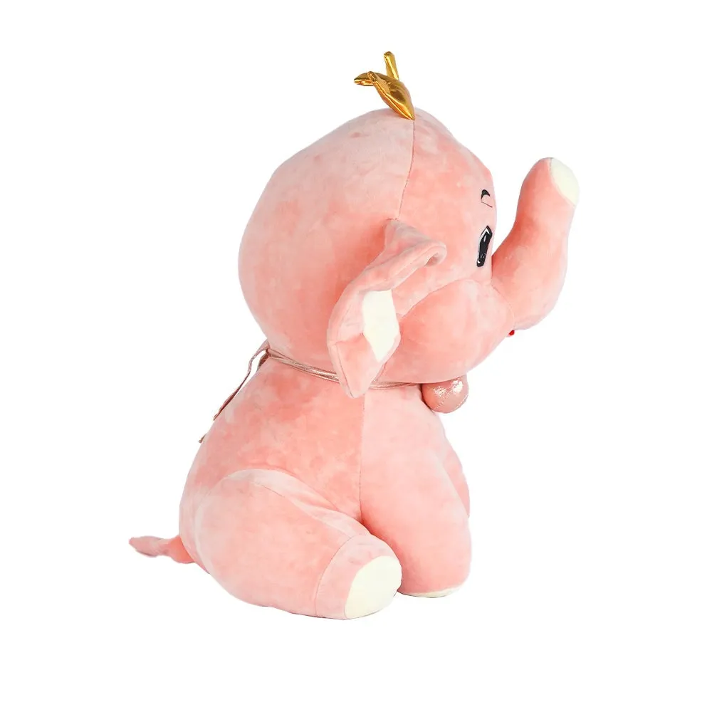 Soft Feel Mushy Little Pink Elephant Soft Toy