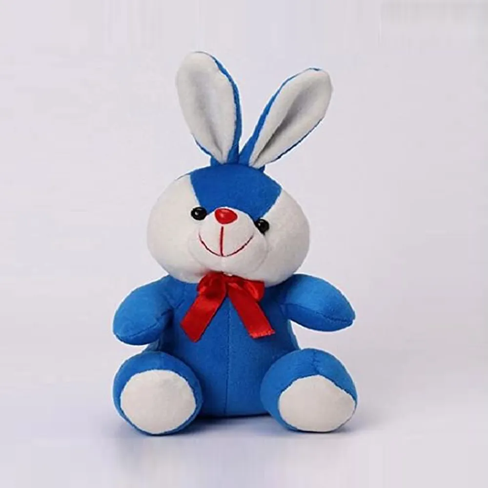 Soft Feel Mushy Little Rabbit Soft Toy Orange